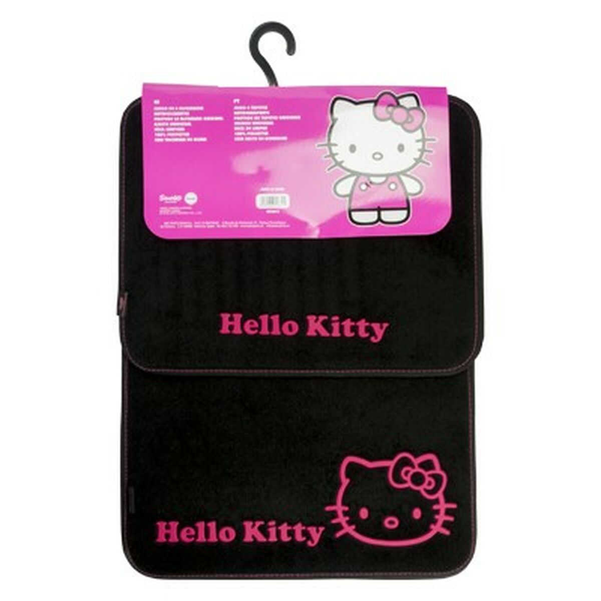 Automattosetti Hello Kitty KIT3013 Universaali Musta Pinkki (4 pcs)